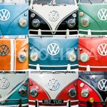 VW Split Screen faces.