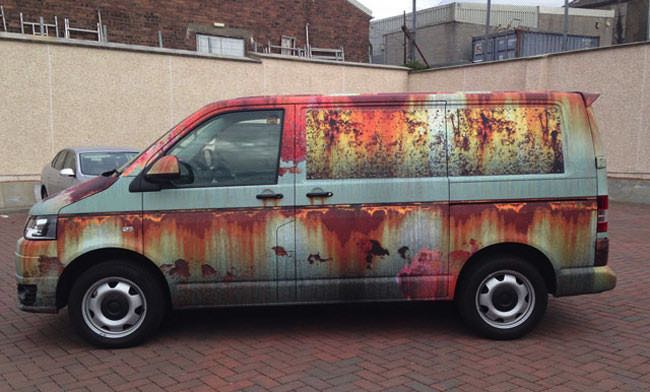 volkswagen transporter T5 rouille corrosion