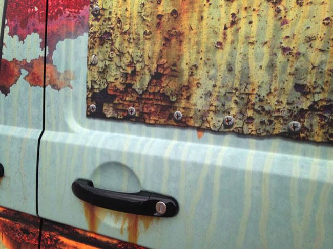 volkswagen transporter T5 rouille corrosion